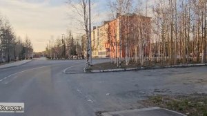 Пгт.Харп из окна автомобиля. Лабытнанги Приуральский район Ямало-Ненецкий АО ЖизньСеверян 2026