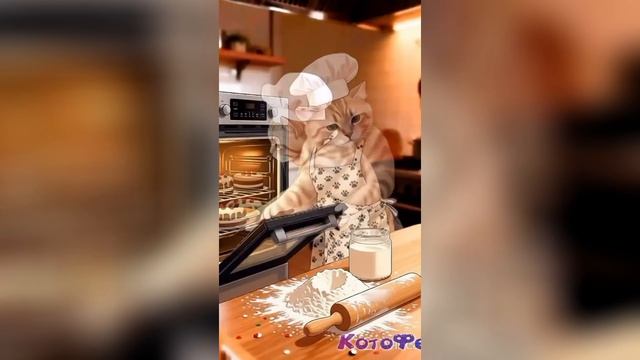 Котофей печет Тортики!!!Всем к просмотру!!!