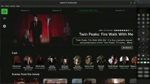 Twin Peaks TV: webOS