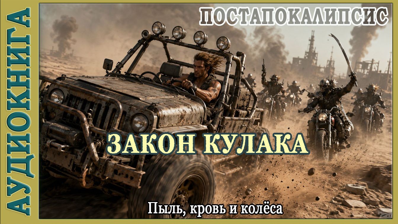 Закон кулака. Пыль, кровь и колёса. Аудиокнига Постапокалипсис смотреть онлайн