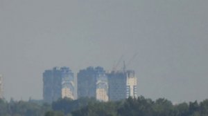 Вид на Красноармейский район от музея-панорамы Сталинградская битва