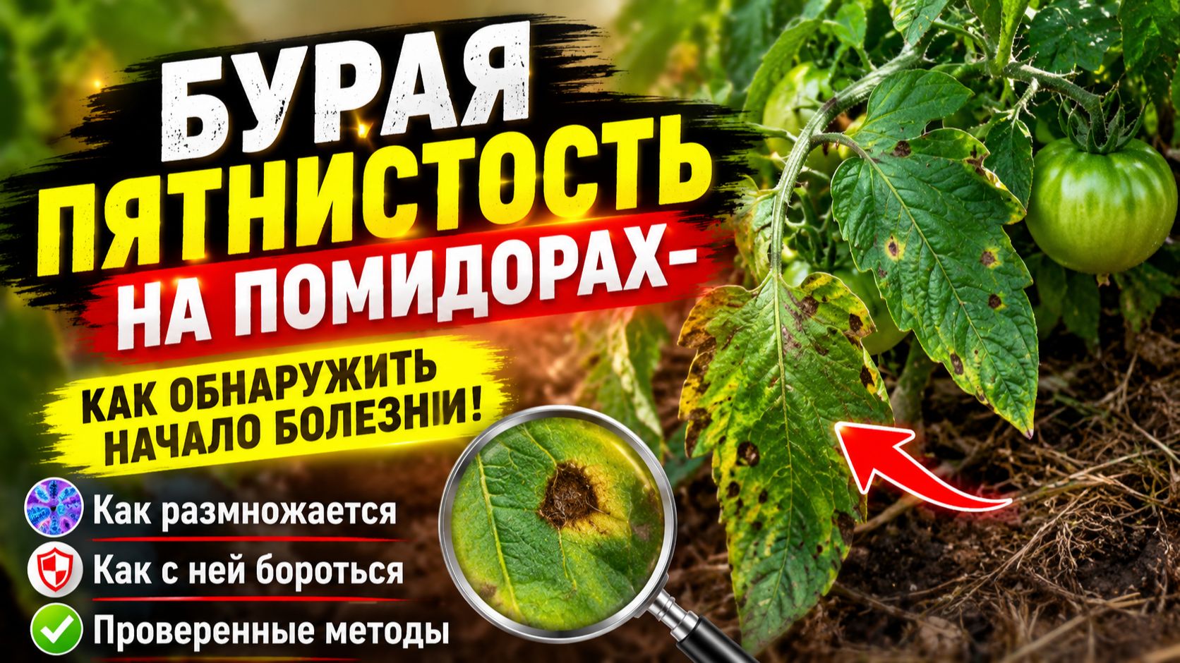 БУРАЯ ПЯТНИСТОСТЬ НА ПОМИДОРАХ-КАК ОБНАРУЖИТЬ НАЧАЛО БОЛЕЗНИ И ЧЕМ ЛЕЧИТЬ ЕЁ. смотреть онлайн