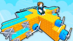 я построил самолёт в roblox