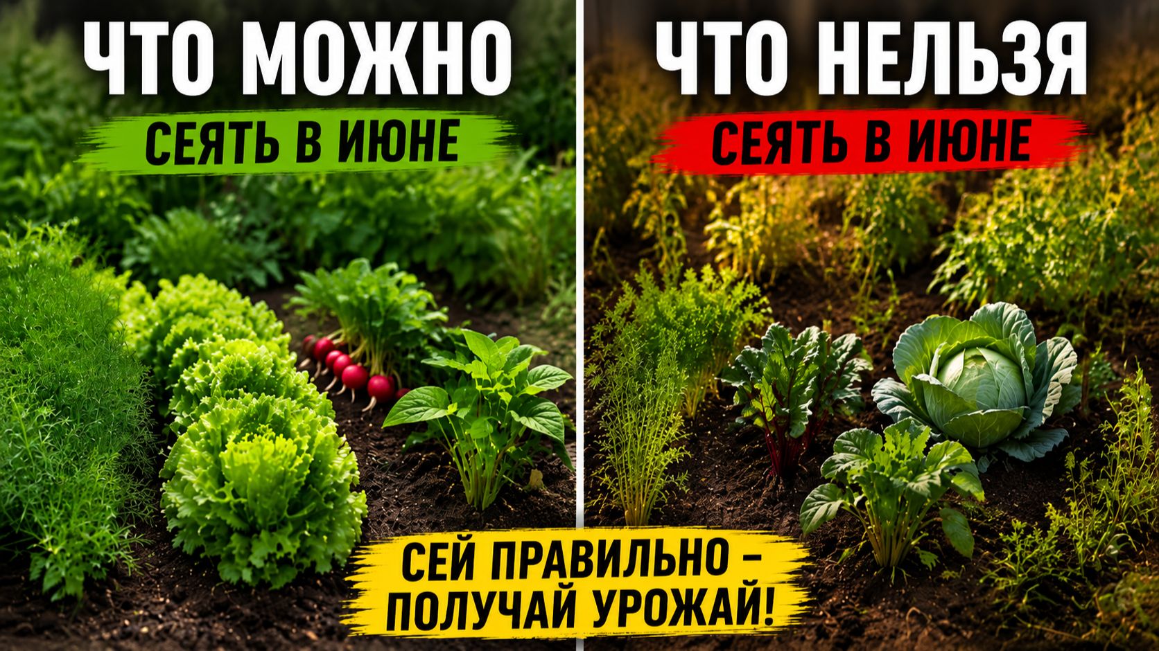 Что можно и нельзя сеять в июне