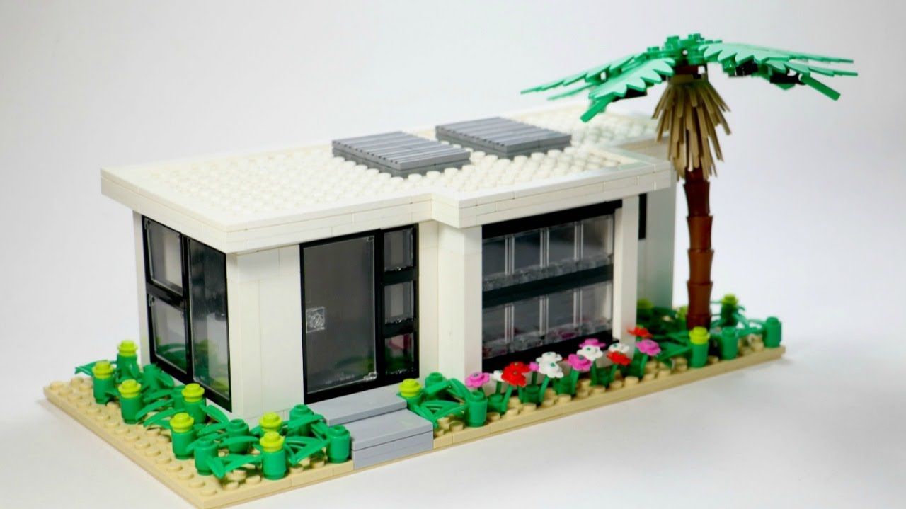 LEGO Крошечный современный дом MOC смотреть онлайн