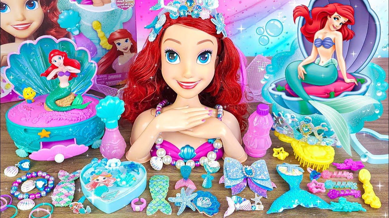 Игровой набор «Русалочка Ариэль». Распаковка и Обзор ярких игрушек! Мультики для детей смотреть!