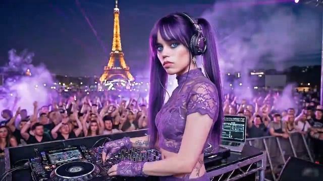 Dark Tech House 2026  Paris Night Rave  Hypnotic DJ Set at the Eiffel Tower
