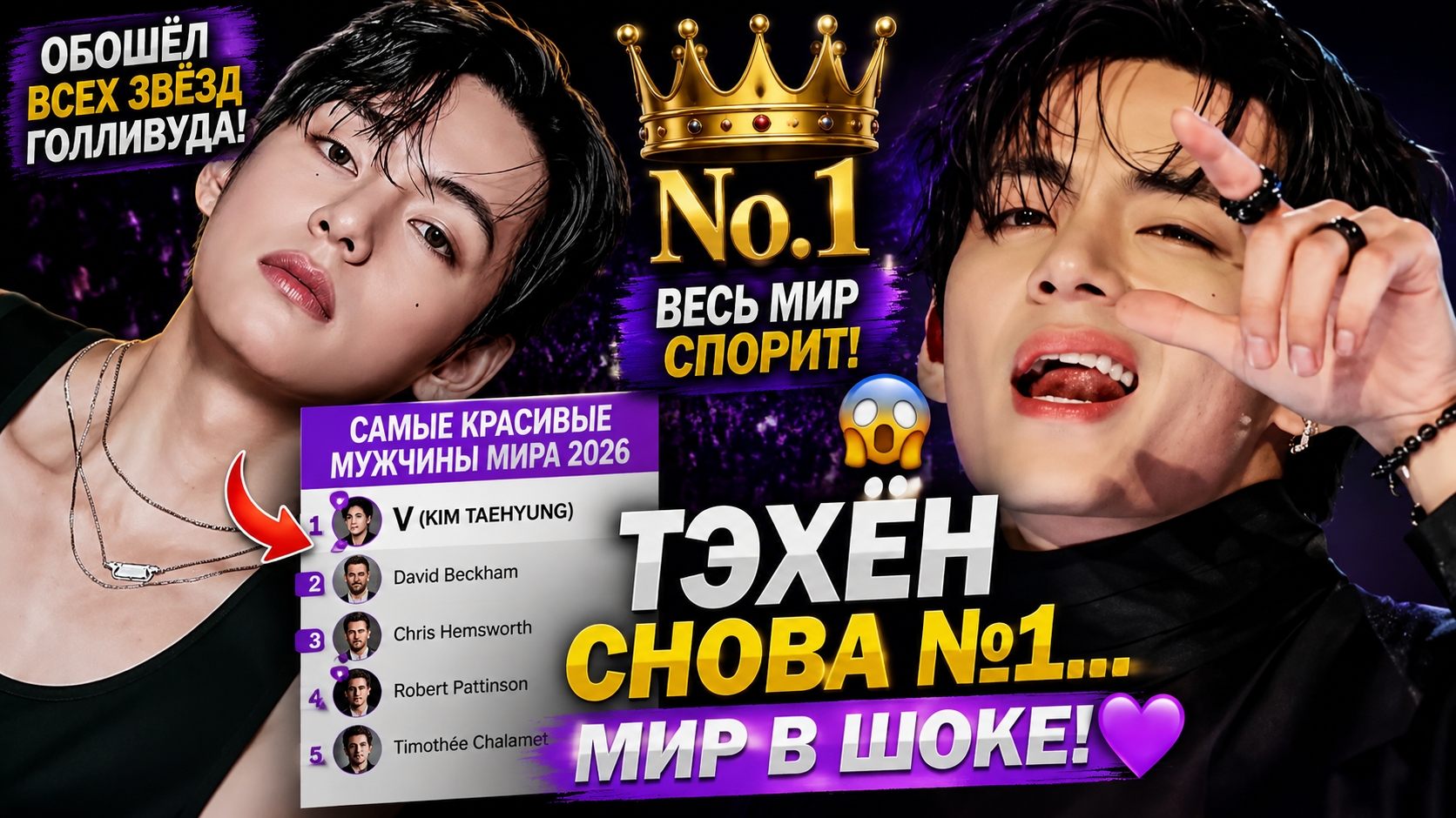 😱🔥 Тэхён снова №1 в мире… пресса не может это объяснить! смотреть онлайн