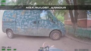 В  Краматорске оптоволоконный дрон КВН поражает бус противника