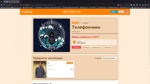 Демонстрация работы «Веб-приложение для ведения учета коллекций»