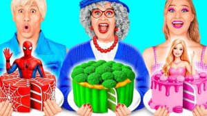 Кулинарный Челлендж: Барби Против Бабушки | Вкусные Кухонные Лайфхаки