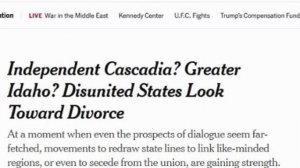 ‼️🇺🇸🇨🇦Сепаратистские настроения набирают силу в США и Канаде, — NYT