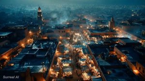 AI Short Film – Saffron and Smoke (Part 2) • Surreal AI Dance Music Video 4K • Moroccan SoukStep
