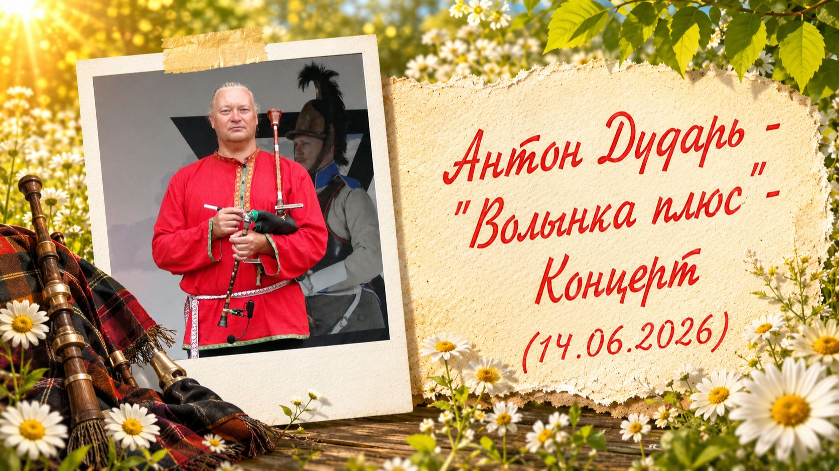 Антон Дударь - "Волынка плюс" - Концерт (14.06.2026)