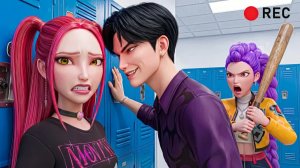 ДЖИНУ ПРЕДАЕТ РУМИ？!— Пойман на измене с Мирой в школе？! 😱 KPop Demon Hunters Animation