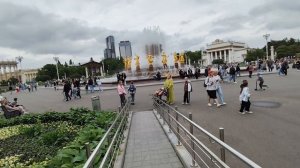 Фонтан Дружбы Народов - район ВДНХ - город Москва...