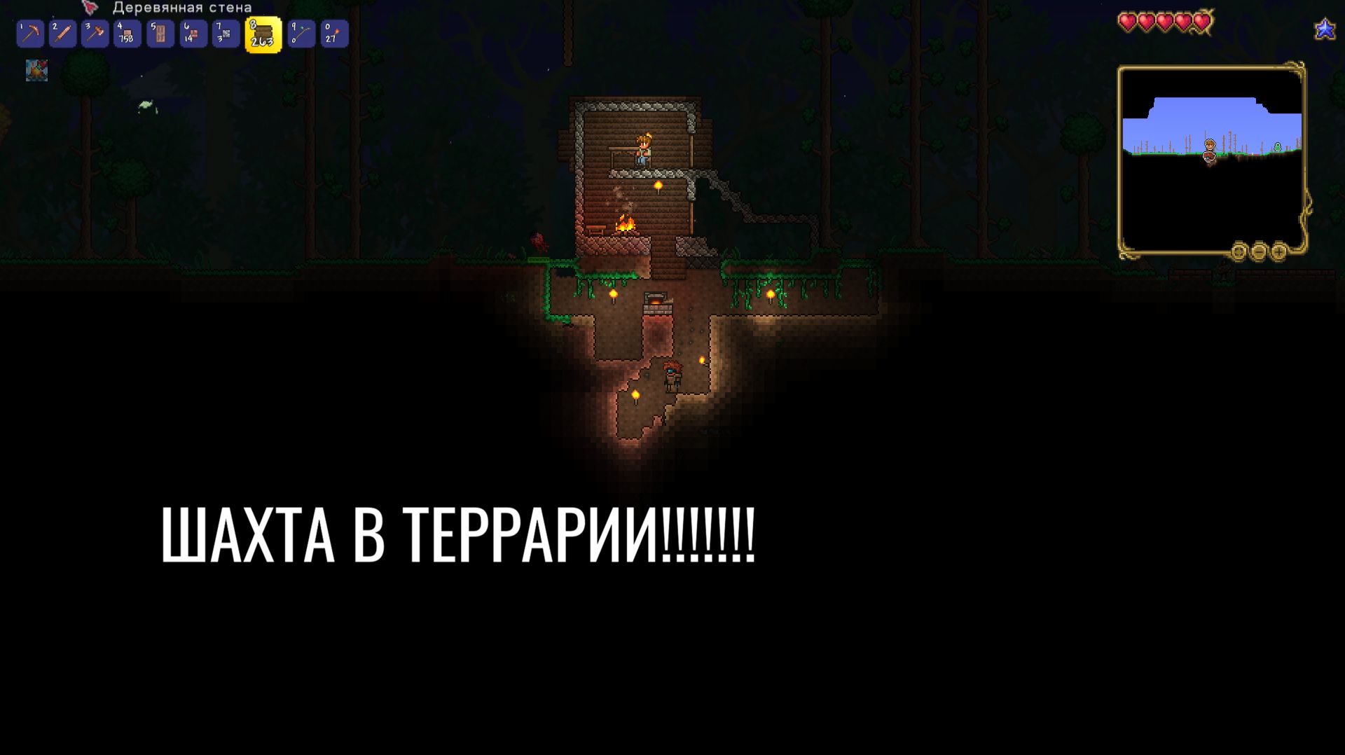 ШАХТА В ТЕРРАРИЯ | Ноксамит Terraria
