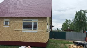 Дачный, каркасный дом 6х6