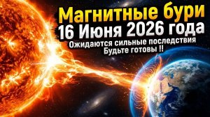 Космическое цунами летит к Земле: Магнитные бури 16 Июня 2026 года