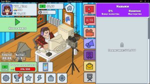 Играю в симулятор блогера! ( Набрал больше 100 подписчиков?!)