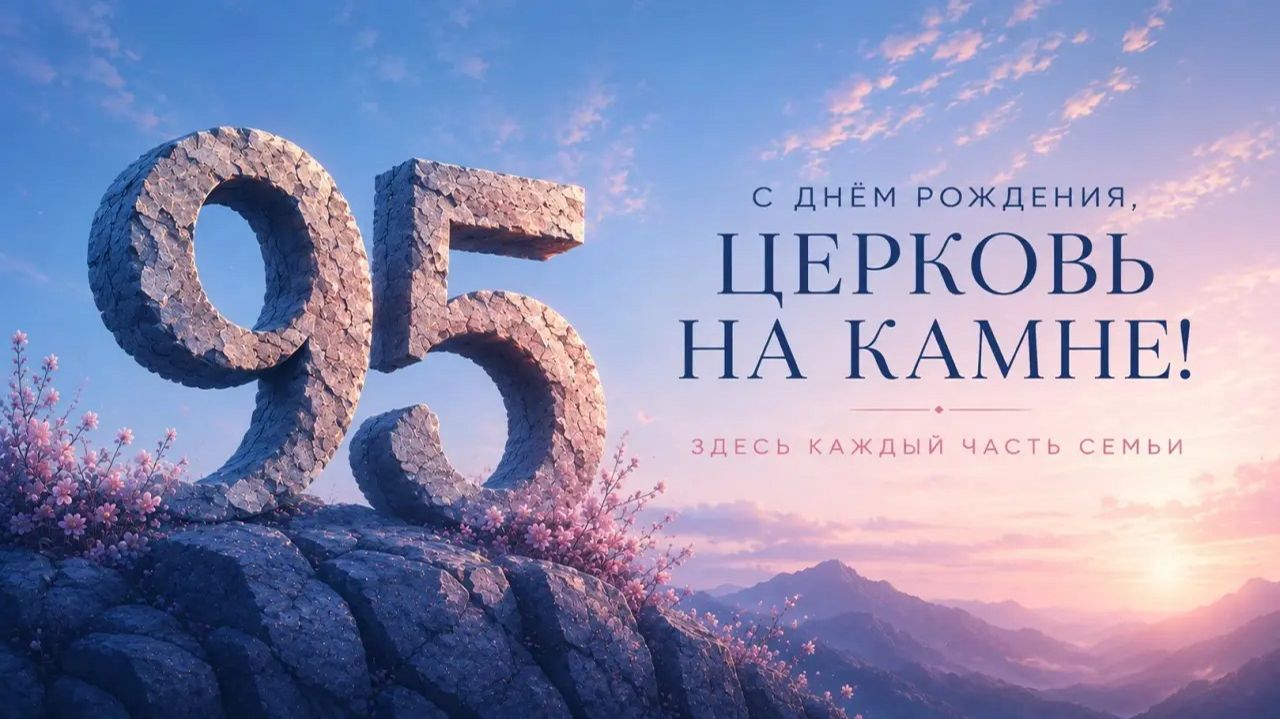 Праздничное Богослужение | Юбилей 95 лет Церкви | 14 июня 2026 | Церковь на Камне смотреть онлайн