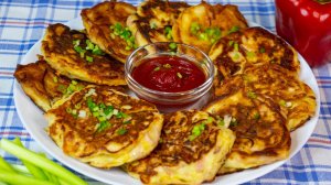 Завтрак выходного дня за 15 минут! Оладьи с сыром и колбасой — вкусно и сытно #8