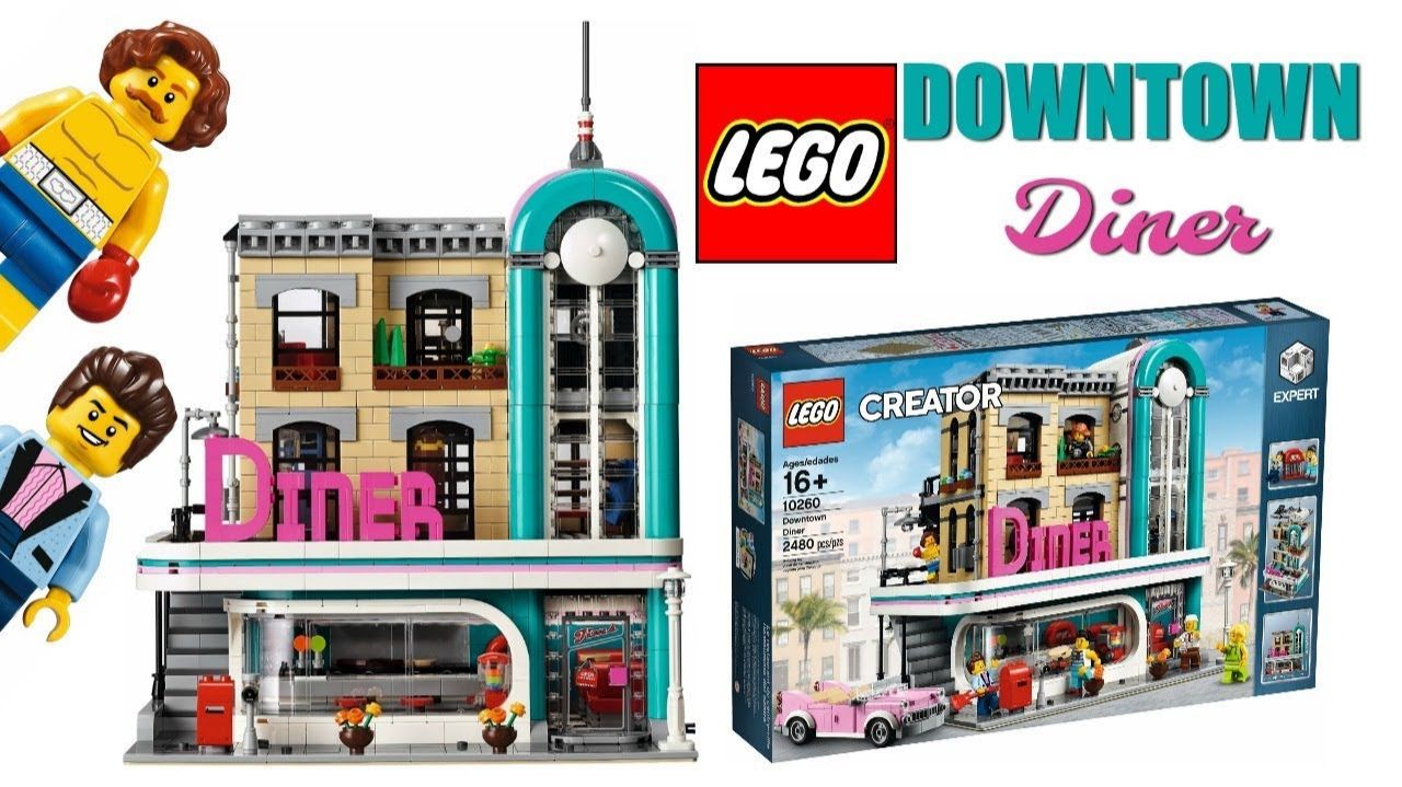 LEGO Creator Downtown Diner⎪Официальные изображения + Мои мысли смотреть онлайн