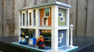 Модульное интернет-кафе LEGO MOC