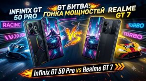 GT БИТВА | СРАВНЕНИЕ INFINIX GT 50 PRO И REALME GT7