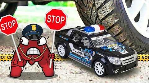 Неожиданный эксперимент 😱 Что станет с буквами? 🔤🚗 Мультики для детей