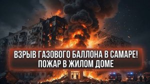 ВЗРЫВ И ПОЖАР В САМАРЕ ЖИТЕЛИ УСЛЫШАЛИ ХЛОПОК ЗА НЕСКОЛЬКО КИЛОМЕТРОВ