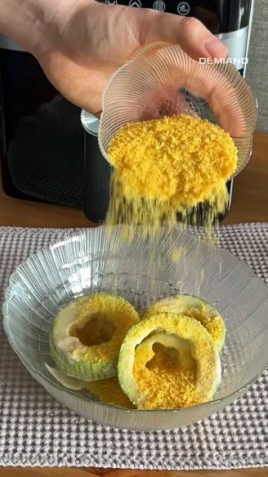 Кабачковые кольца в кляре