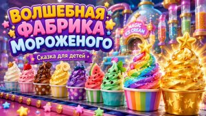 Волшебная фабрика мороженого 🍦 Сказка для детей про пользу мороженого | Пум-пум