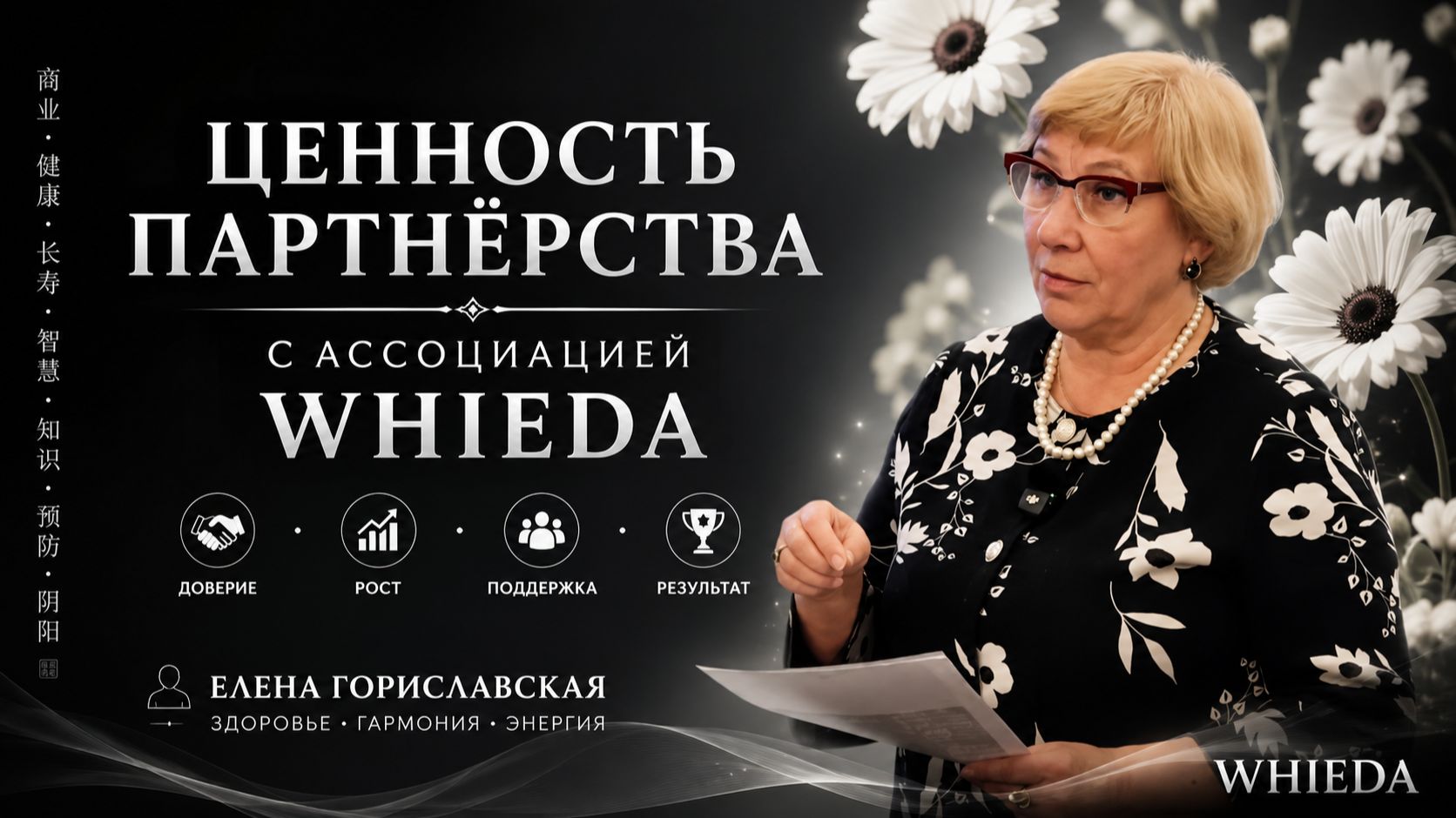 ЦЕННОСТЬ ПАРТНЁРСТВА С АССОЦИАЦИЕЙ WHIEDA || ЕЛЕНА ГОРИСЛАВСКАЯ