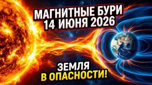 Магнитные бури сегодня 14 Июня 2026 года: Солнце атакует Землю, масштабная космическая угроза
