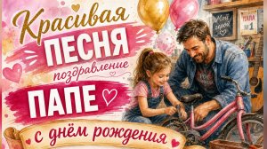 Папе от дочки! Красивая песня поздравление папе с днем рождения — дочь вспоминает уроки отца