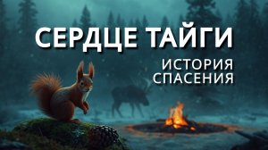 Зима в тайге. Как белка, соболь, лиса и мыши пережили людской пожар. Рассказ