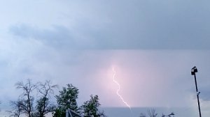 красивая гроза 13июня!⛈️ 1ч