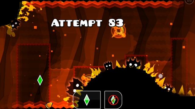 Прохожу THE MAGMA CAVERNS в geometry dash
