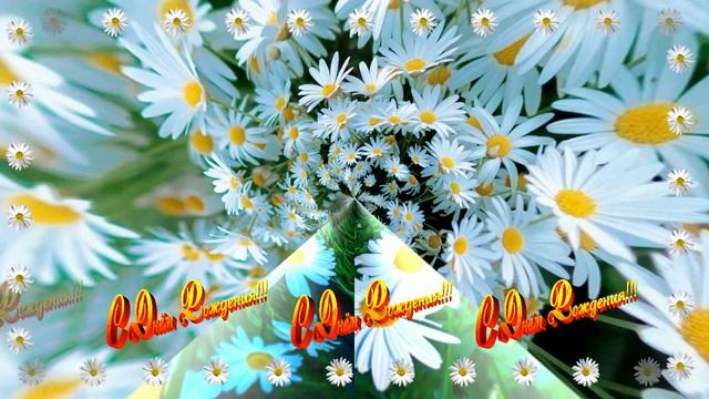С Днём Рождения!!! Эти Ромашки для очаровательной милашки 4!!! смотреть онлайн