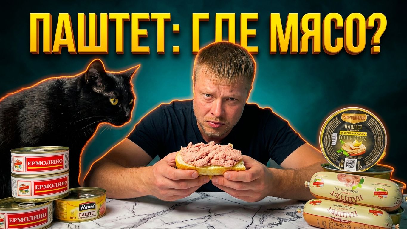 ЭТО ВКУС КОШАЧЬЕГО КОРМА! 🤮 Тест паштетов: от 40₽ до Ермолино | ВСлепую