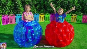 ЛЕТНИЕ ДЕТСКИЕ ЗАБАВЫ / ДЕТИ ИГРАЮТ В ЛЕТНИЕ ИГРЫ НА СВЕЖЕМ ВОЗДУХЕ / ДЕТСКАЯ ВСЕЛЕННАЯ