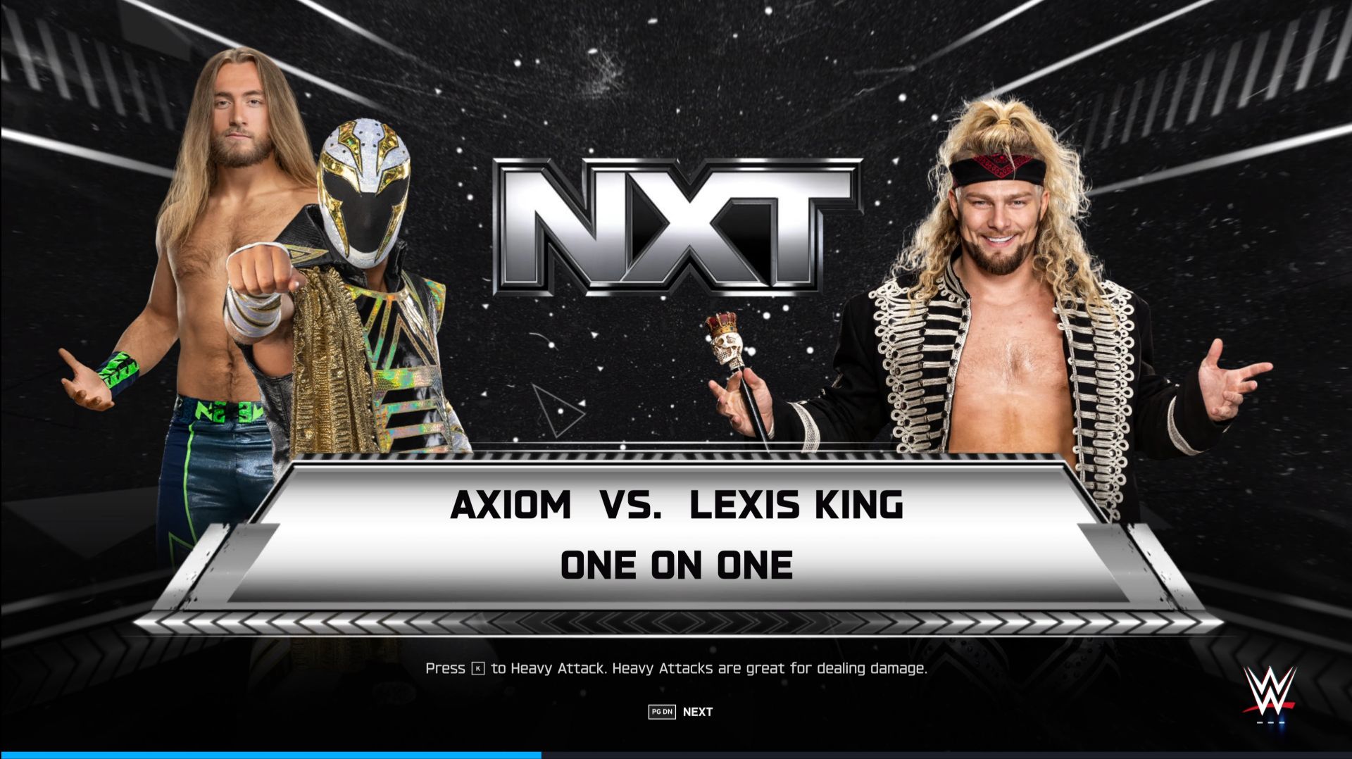 WWE 2k25 NXT Men Axiom - Lexis King