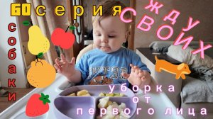 60серия/ мини-уборка от первого лица/ продолжение дня/ сынок, муж и собаки дома/ 13.06.26