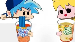 ENA':  Blue and Yellow Food Challenge FNF