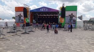 Молодёжная зарядка в Минске 14 июня