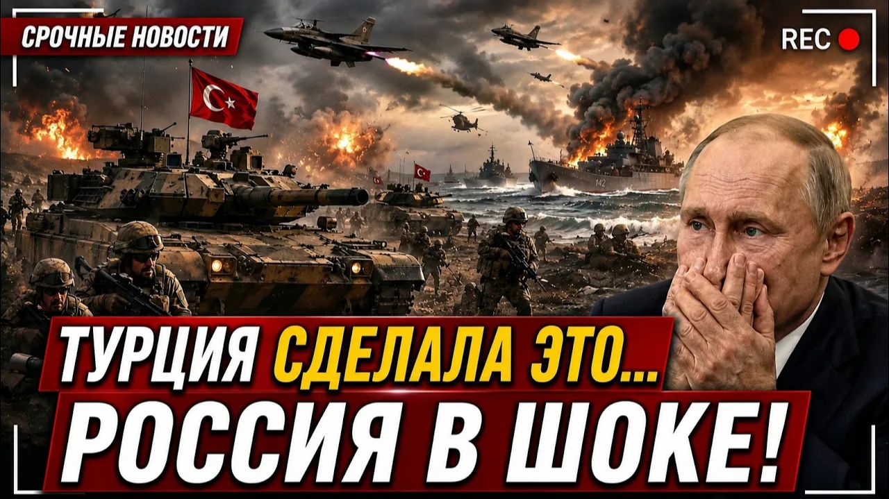 Турция только что совершила немыслимое... Южный фланг России рухнул. смотреть онлайн