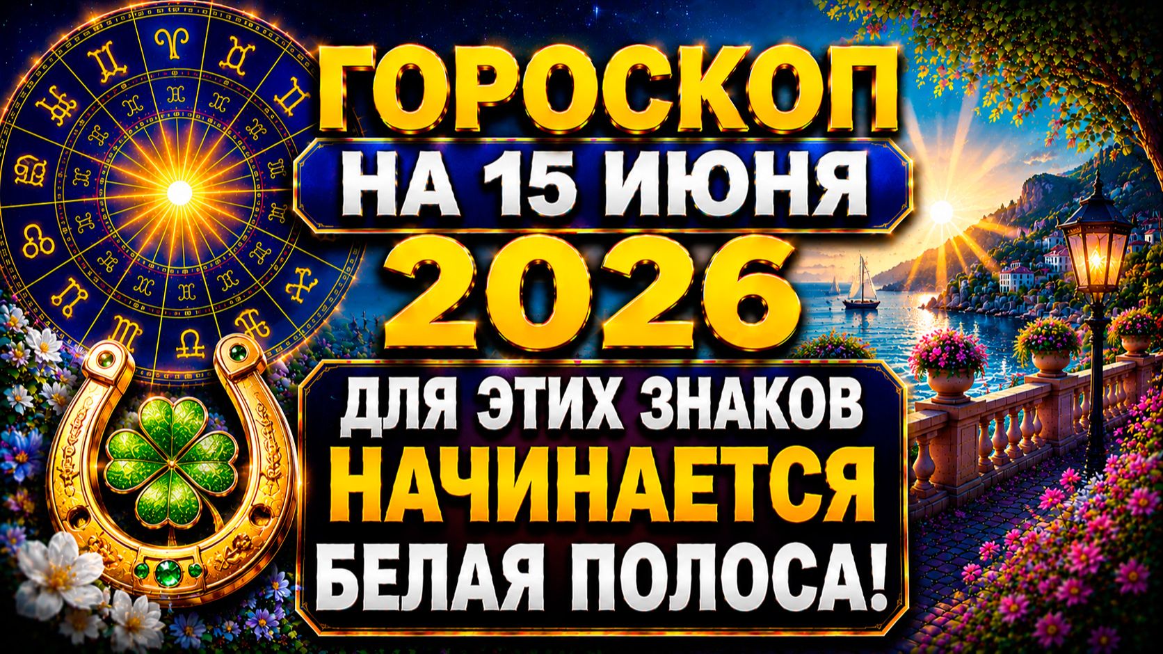 Гороскоп на 15 июня 2026 🔥 Для этих знаков начинается белая полоса!