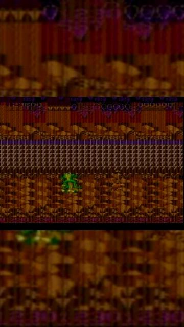Battletoads (Денди) - глючный уровень 5 (Surf city)