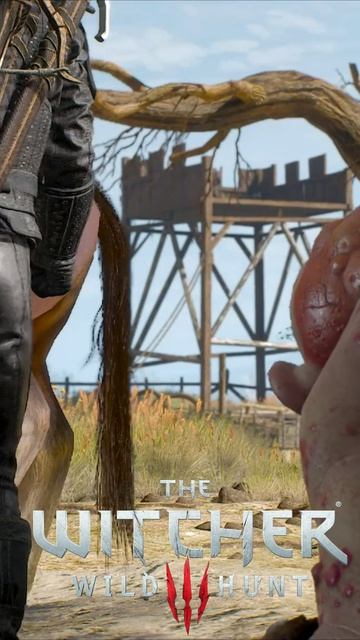 «Привет, малыш!» Геральт знакомится с Умой. Уродец. The Witcher 3 - Wild Hunt #shorts